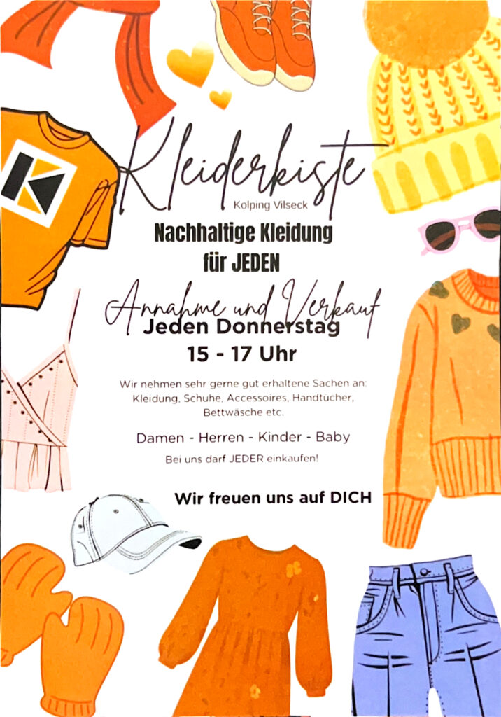 Flyer Kleiderkiste Kolping Vilseck